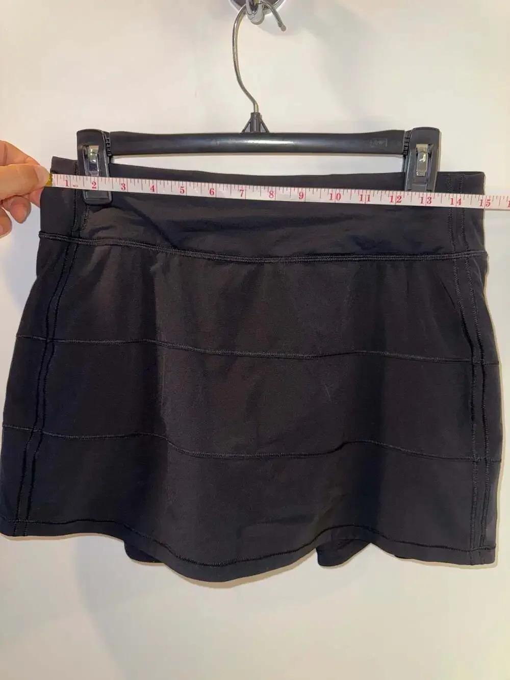 Lululemon Pace Rival Skirt Size 6 Black